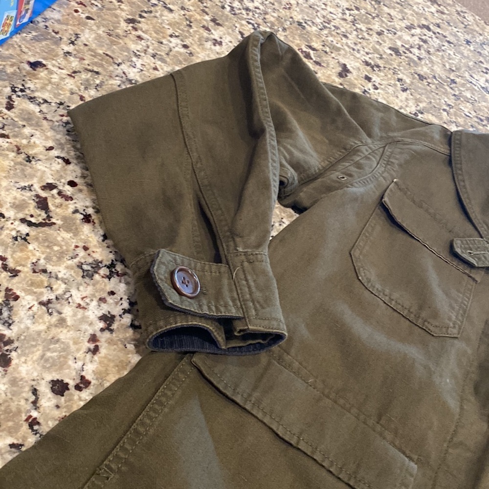 Banana Republic army/pea coat/jacket - Picture 3 of 11